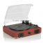 Antique USB Turntable 3 Speed Record Player Vinyl to MP3 Converter Stereo Speakers