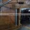 modern round oak stainless steel stairs , wood steel stairs---YUDI