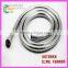 H-01 stainless steel double spiral flexible best selling shower hose