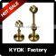 KYOK Solid brass swivel bay window net curtain rod,wall mounting bracket curtain accessory support bracket for 22 mm pole