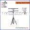 Outdoor/indoor Led Par Stainless Steel Tripod Light Stand Double T-bar Light Stand