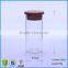 120ml empty airtight glass jar with lid ,glass jar packaging