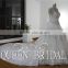 Real Works Luxury Train Crystal Beaded Corset Bodice Wedding Dresses in Dubai 2016