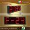 Semi-outdoor 5 Inch Red Color LED Time Sign/gas Price Sign/temperature Sign With Remote Control