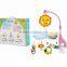Baby Toy Gift Set Battery Operated Musical Bedding Cradle Mobiles Stand With Toys
