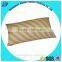 Top-Quality invisible zipper sofa Rectangular Yellow striped canvas pillowcase