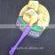 Guangzhou wholesale lastest blank hand fan/ pp hand fan cheap hand fan