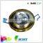 glass crystal led downlight housing for MR16 LED ceiling lamp accessory