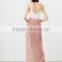 Custom service 2016 summer latest long skirt design pleated chiffon skirt