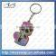 lovely cartoon handsome boy 3D soft PVC rubber keyring