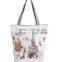 Hot sell custom printed canvas tote bags, lady handbag manufacturers