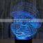404-Kids Art Led Night Light Children Bedroom Art Light Led Power Saving Night Light 3d Illusion 3d Sculpture Art Lamp