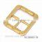 Hot selling elegant gold surface coating pin bar buckle for belt handbag