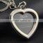 Custom Made Metal Keychain/Love shape 316 stainless steel key chain/3d custom shaped keychain