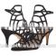 Sexy!!Monaco sandals with 3 colors red gold black lady's high hell shoes new design of 2016