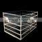 Custom Acrylic Jewelry Box With 5 Drawers