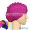 Custom Waterproof Silicone Swimming Cap For Long Hair