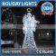 Hot sale lighted angel outdoor christmas decorations with nice design led light plastic christmas angel