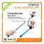 2015 new arrival Extendable D09 bluetooth selfie stick with mirror
