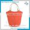 JST-15F0089 Cheap Hot Sales Beautiful Scribble Cancas Basket Tote Shopping Bag