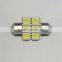Festoon led 6SMD 5050 28/31/36/39/41/43mm SV8.5 car led festoon lighting