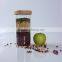 Coffee glass Jar,glass container for coffee bean,transparent glass jars with bamboo lids                        
                                                Quality Choice