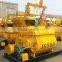 Block concrete mixer machine for HZS25 concrete batching mierJS500, interblock mixing machine 0.5m3
