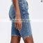 women wholesale custom made denim shorts half pants cotton(JXA037)