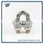 5.7mm Thread Fastener U Shape Bolt Clamp Clip for 10mm 5/16" Wire Rope Fastener Adjustable Wire Rope Clip