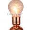 Bulb Shaped Glass Touch Table Lamp With 3 Steps From Bright to Brightest