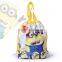 Polyester Printed Drawstring Bag Shopping Gift Bag