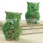 ceramic hollow owl oil lamp