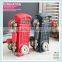 resin telephone booth table decoration for bar cafe restaurant