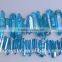beautiful blue healing quartz wands electoplating coating