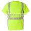 Workwear Black Series Class 2 High Visibility T Shirt with Silver Breathable Reflective Tape