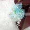 Good selling blue plush ball keyring