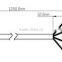 Singapore,0.6M 1.2M 1.5M 1.8M Linear Tubular Emergency LED T8 Tube Light kit with external emergency,Emergency T8 LED Lamp Kit