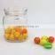 Hot Sale Glass Cookie Jar with Glass Lid
