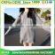 Latest Fashion Casual Loose Long Sleeve 100% Cotton Blank T-shirt Dress