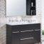 Black Color Solid Wood, MDF, PVC Floor Type Bathroom Cabinet,bathroom Vanity, Bathroom Furniture