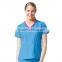 Y-neck scrub top/ medical scrubs sets /medical scrub shirts and pants /nurse scrub suits unifoms/hospital scrubs