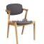 2016 new design Northern Europe living room solid wood chair