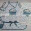 printed cotton kitchen towel set wholesale oven mitten & pot holder christmas design or everyday design