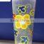 Screen Printing 83*56*123mm PPprinting plastic lid cup