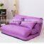 Korean style fabric folded sponge floor sofa with 5 positions adjustable backrest/sofa bed/hall sofa/