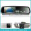 4.3inch rearview mirror monitor with compass temperature
