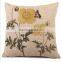 flower and butterfly printed wholesaler cushion to cover getting us close to the nature