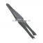 black painting Stainless steel slanted tweezer