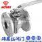 DIN Full Port 2PC Stainless Steel Floating Flange Ball Valve