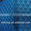2014 new bright blue see through mesh fabric